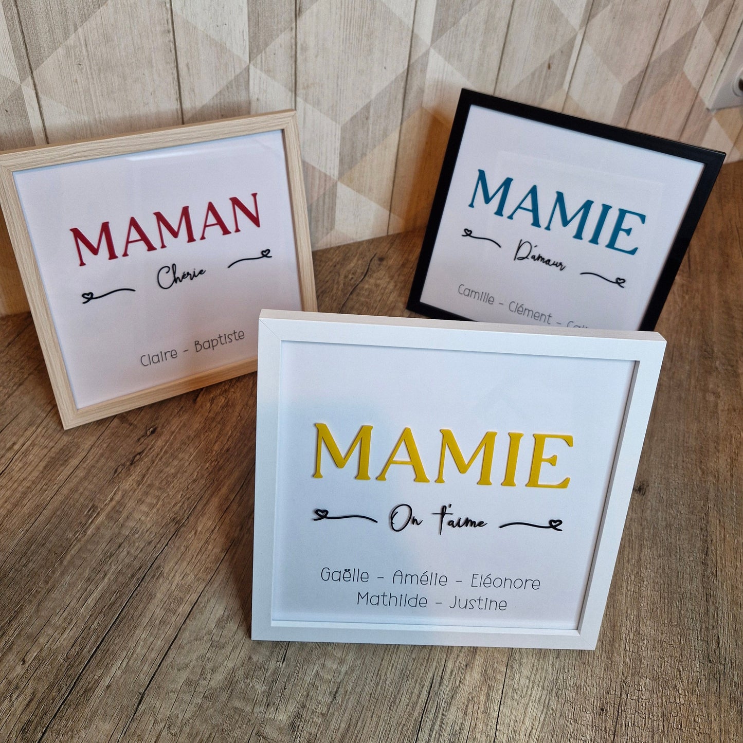 Cadre personnalisé "Famille" 1