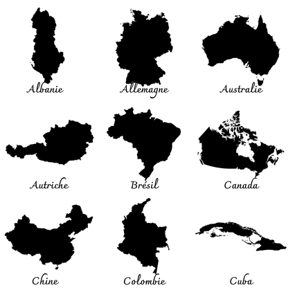 Cadre souvenir de voyage