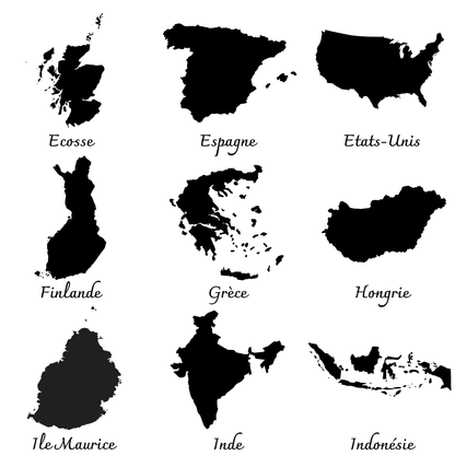 Cadre souvenir de voyage